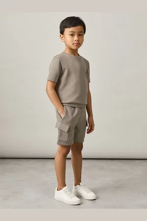 Reiss 3-9 yrs Interlock-jersey Crew-neck T-shirt, Q03