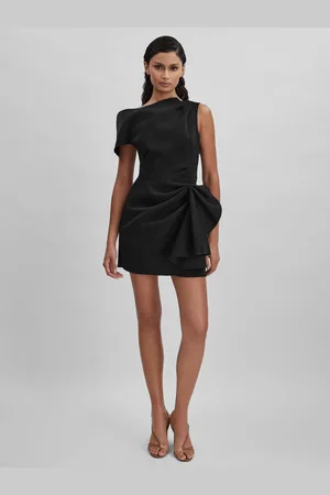 Acler Ruffle Side Mini Dress, , 6