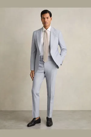 Reiss Slim-fit Suit Trousers With Wool, 28