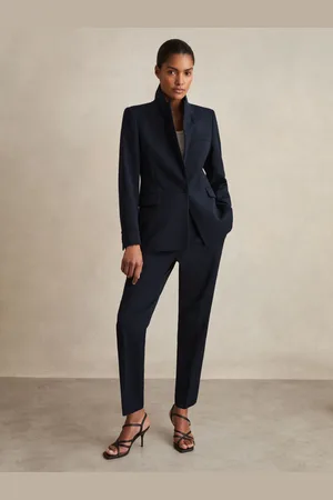 Reiss Petite Slim Fit Suit Trousers, 4