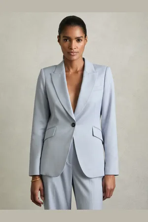 Reiss Single-breasted Peak-lapel Tailored Blazer, 4