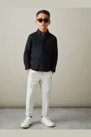 Reiss Greenwich Shirt Cotton Plain, Size: 45Y