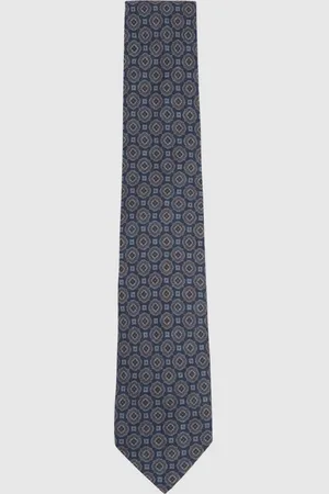 Reiss Silk Floral Medallion Tie