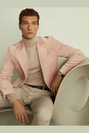 Reiss Velvet Single Breasted Blazer, 42