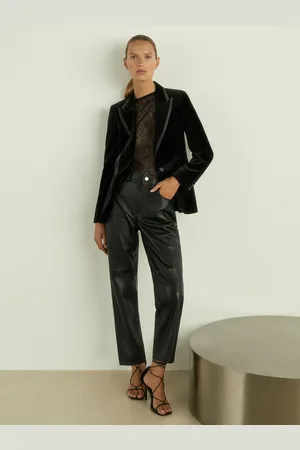 Reiss Velvet Single Breasted Suit Blazer, 4