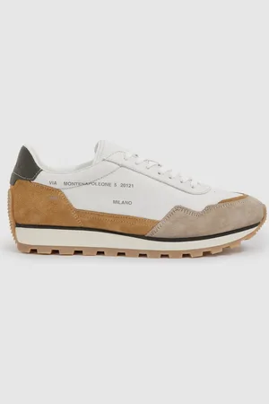 Hogan Suede And Leather Panelled Trainers, , 6