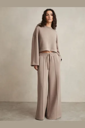 Reiss Wide Leg Drawstring Joggers, XS