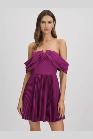 AMUR Off-the-shoulder Mini Dress, , 10