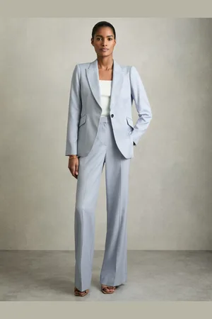 Reiss Wide-leg Tailored Trousers, 6R