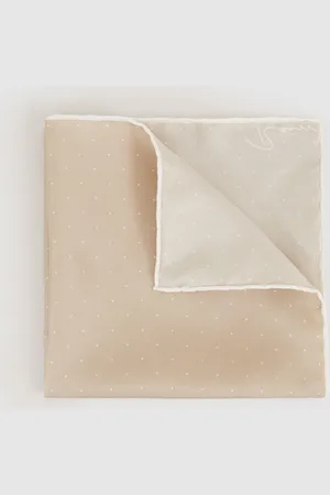 Reiss Polka Dot Silk Pocket Square