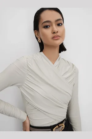 Reiss Wrap Front Top, S