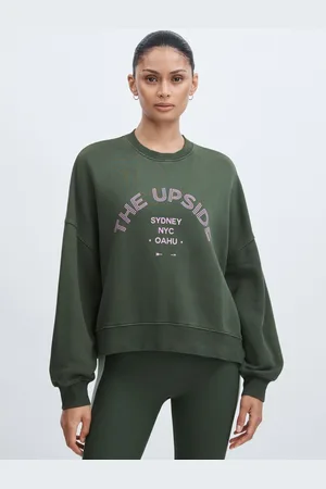 The Upside Organic-cotton Crew-neck Sweatshirt, XS