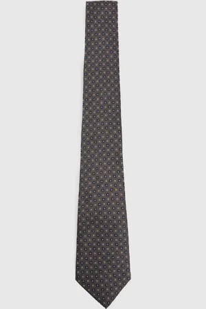 Reiss Silk Blend Foulard Floral Tie