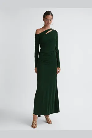 Reiss Off-the-shoulder Cut-out Maxi Dress, 6