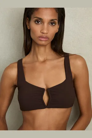 Reiss V-front Bikini Top, 8