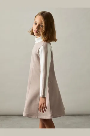 Reiss Kelly Dress Contrast Stitch, Size: Q04