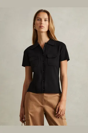Reiss Knitted Polo Shirt, XS