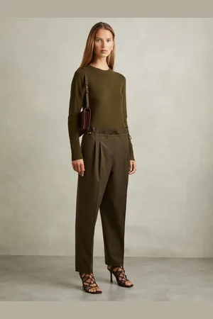 Reiss Drawstring Waist Tapered Trousers, 14