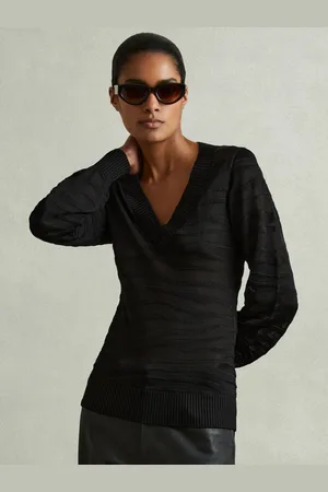 Reiss Zana Jumper Striped, Size: XS