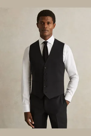 Reiss Wool-blend Slim-fit Waistcoat, 36R