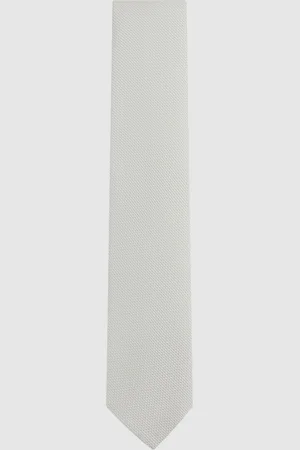 Reiss Ceremony Silk Tie - Textured, One Size