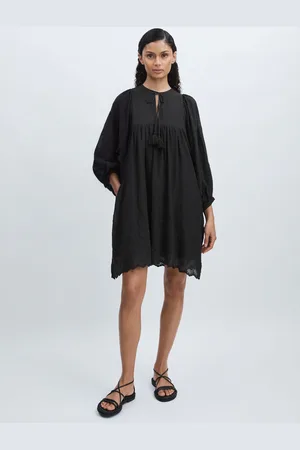 Mille Cotton Puff Sleeve Mini Dress, , XS