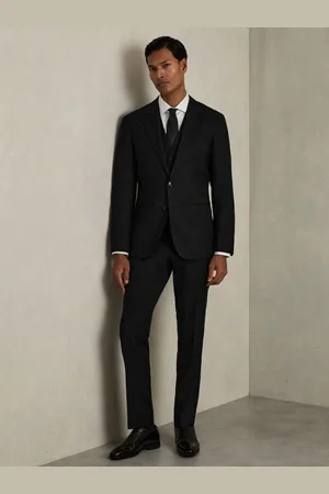 Reiss Slim-fit Wool Suit Trousers, 28R