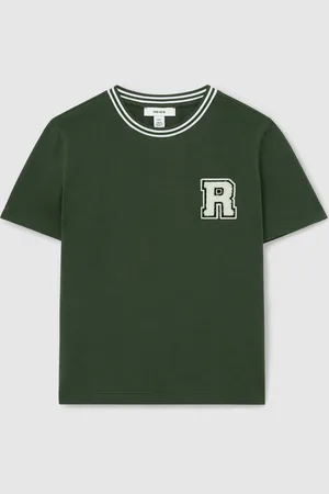 Reiss 13-14 yrs Cotton Letter-patch T-shirt