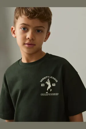 Reiss 9-13 yrs Cotton Varsity-league T-shirt, Q04