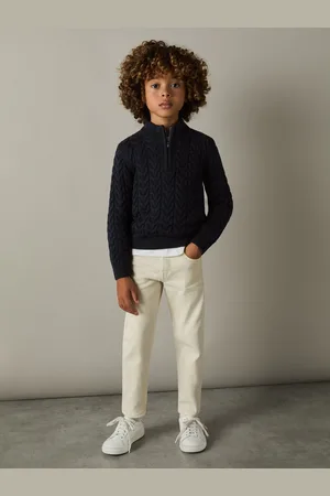 Reiss Tamworth Jumper Cable Knit, Size: Q04