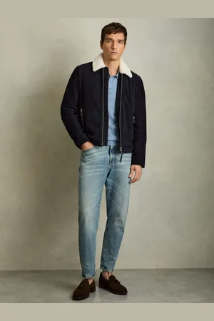 Reiss Sandon Jacket Suede Plain, Size: XS