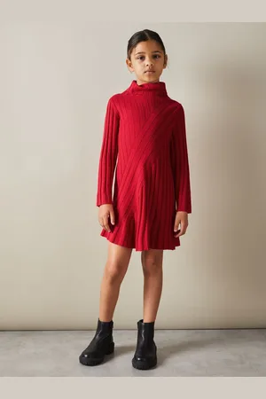 Reiss Cady Roll Neck Dress Wool Knitted, Size: 45Y