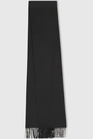 Reiss Meyer Scarf Silk Fringed, Size: One Size