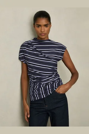 Reiss Dillon Top Striped, Size: XS