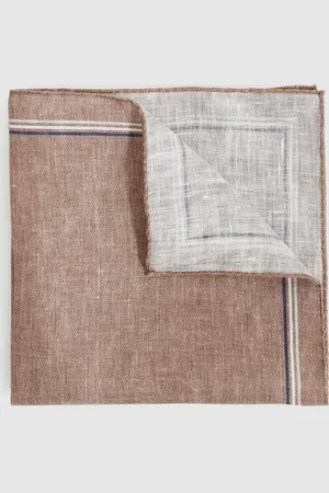 Reiss Linen Pocket Square