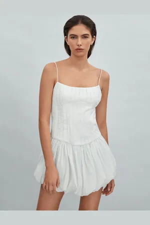 Acler Puff Hem Mini Dress, , 6