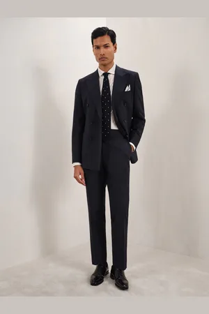 Reiss Regular-fit Wool-blend Suit Trousers, 28