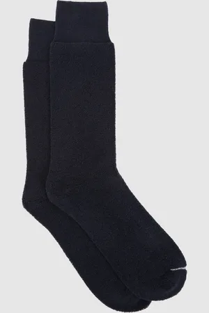 Reiss Cotton Blend Terry Towelling Socks, S & M