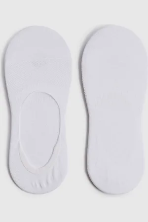 Reiss Axis Trainer Socks - Cotton Plain, Size: L