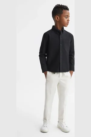 Reiss Greenwich Oxford Shirt Cotton Plain, Size: 3
