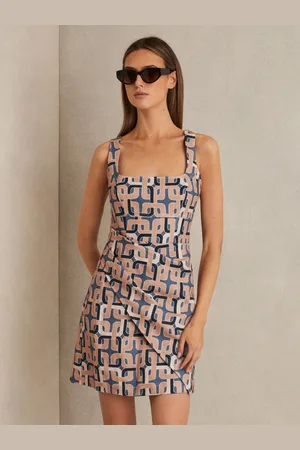 Reiss Chain Print Mini Dress, 4