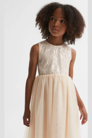 Reiss Maxine Tulle Dress Sequin, Size: 9