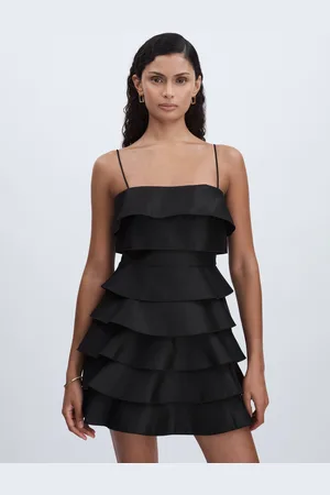 Acler Tiered Frill Dress, , 6