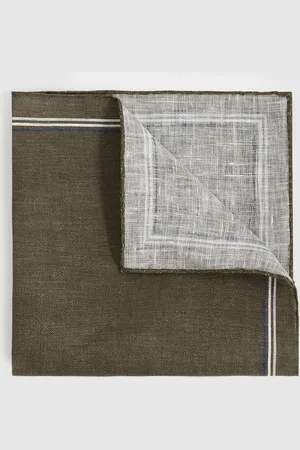 Reiss Linen Pocket Square