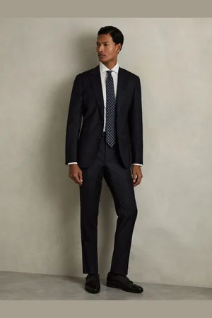 Reiss Slim-fit Wool Suit Trousers, 30S