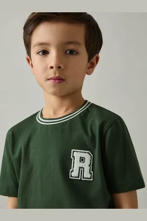 Reiss 9-13 yrs Cotton Letter-patch T-shirt, Q04