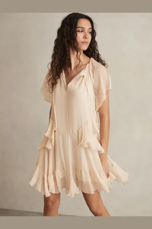 Reiss Ruffle Mini Dress, 6