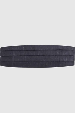 Reiss Silk Blend Pleated Cummerbund, One Size