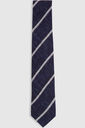 Reiss Striped Wool Melange Tie