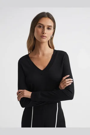 Reiss Brady Neck Top Knitted, Size: XS